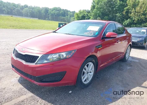 2011 Kia Optima Lx из США, поврежденный, VIN KNAGM4A77B5109967